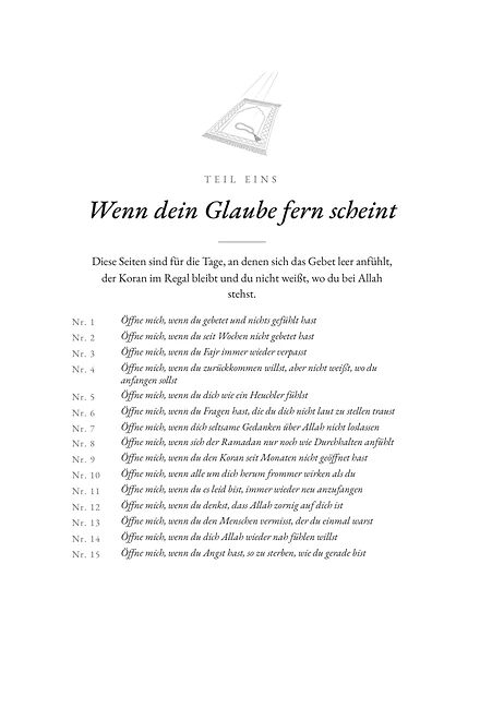 Seite 13: Teil eins: Wenn dein Glaube fern scheint